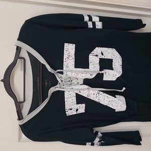 Arizona jeans half sleeve low cut blouse